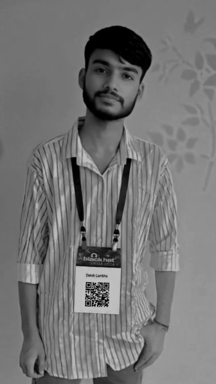 Daksh Lambha — Black Hat MEA Certified Ethical Hacker